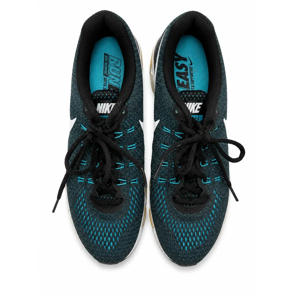 Nike Air Max Tailwind 8 Men's Running Shoes Blue Black White Size 8.5 805941-005